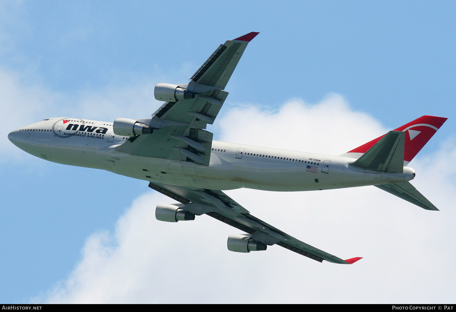 Aircraft Photo of N675NW | Boeing 747-451 | Northwest Airlines | AirHistory.net #262135