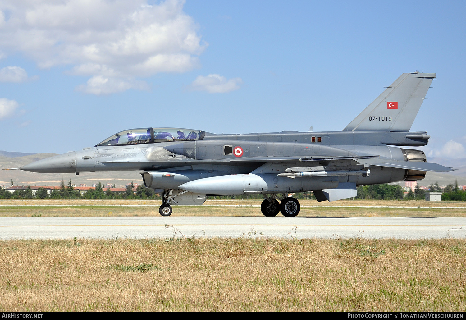 Aircraft Photo of 07-1019 | Lockheed Martin F-16D Fighting Falcon | Turkey - Air Force | AirHistory.net #262146