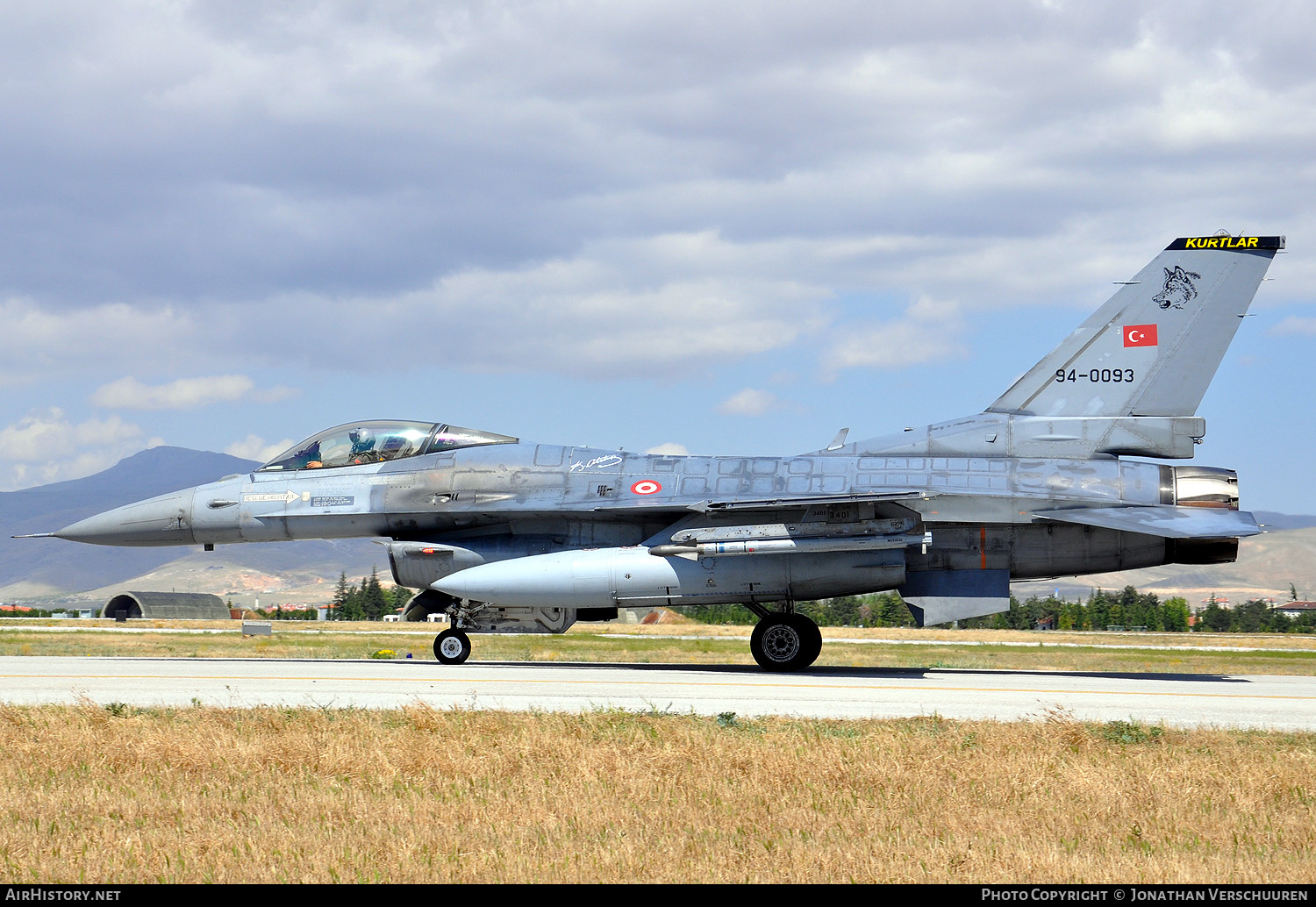 Aircraft Photo of 94-0093 | General Dynamics F-16C Fighting Falcon | Turkey - Air Force | AirHistory.net #262148