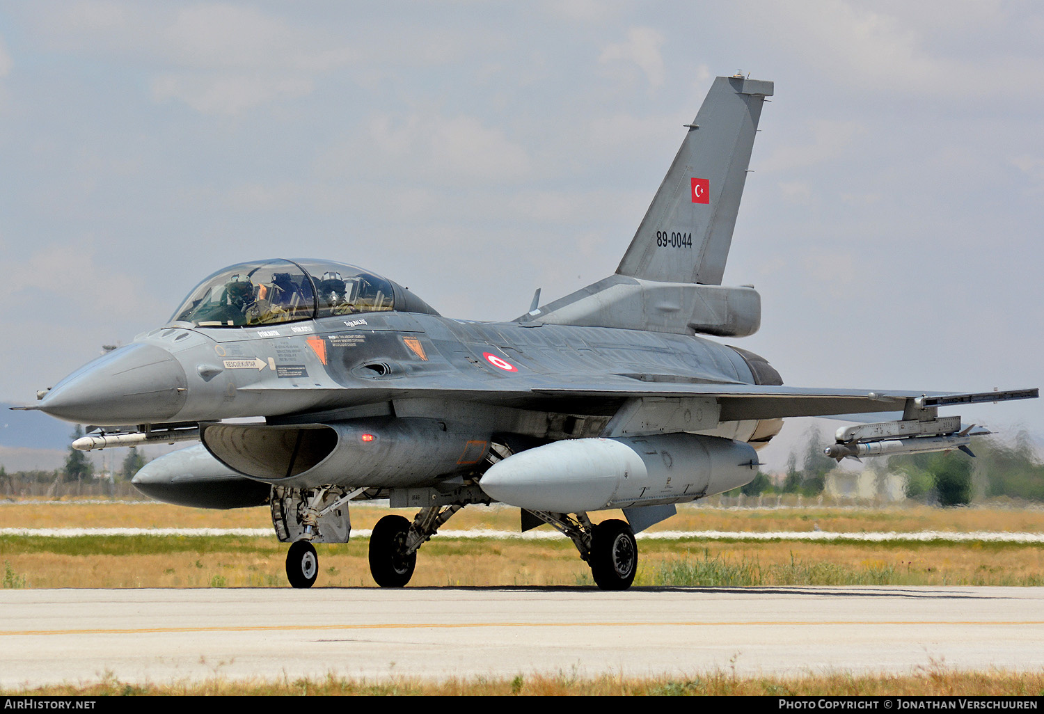 Aircraft Photo of 89-0044 | General Dynamics F-16D Fighting Falcon | Turkey - Air Force | AirHistory.net #262149