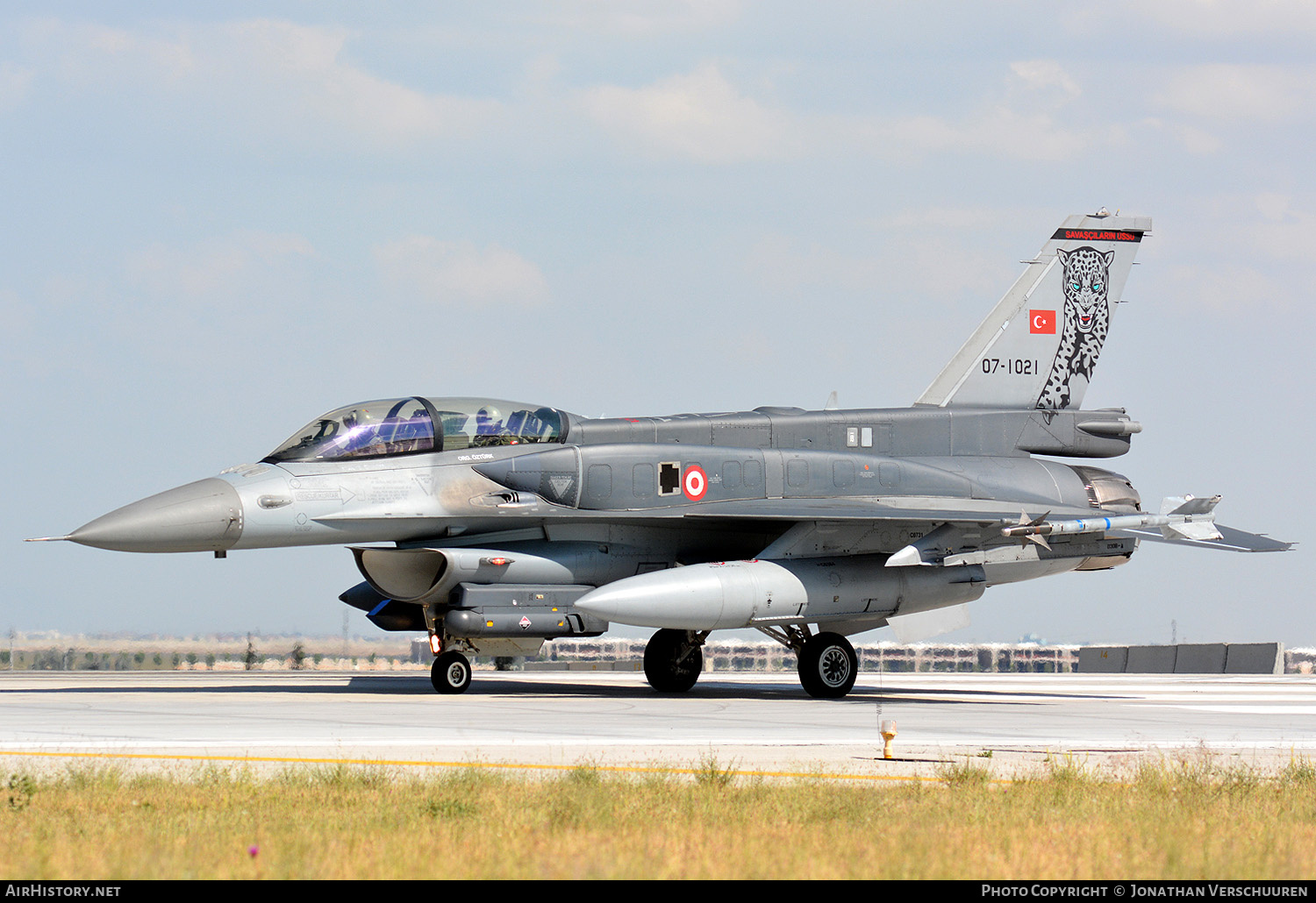 Aircraft Photo of 07-1021 | Lockheed Martin F-16D Fighting Falcon | Turkey - Air Force | AirHistory.net #262154