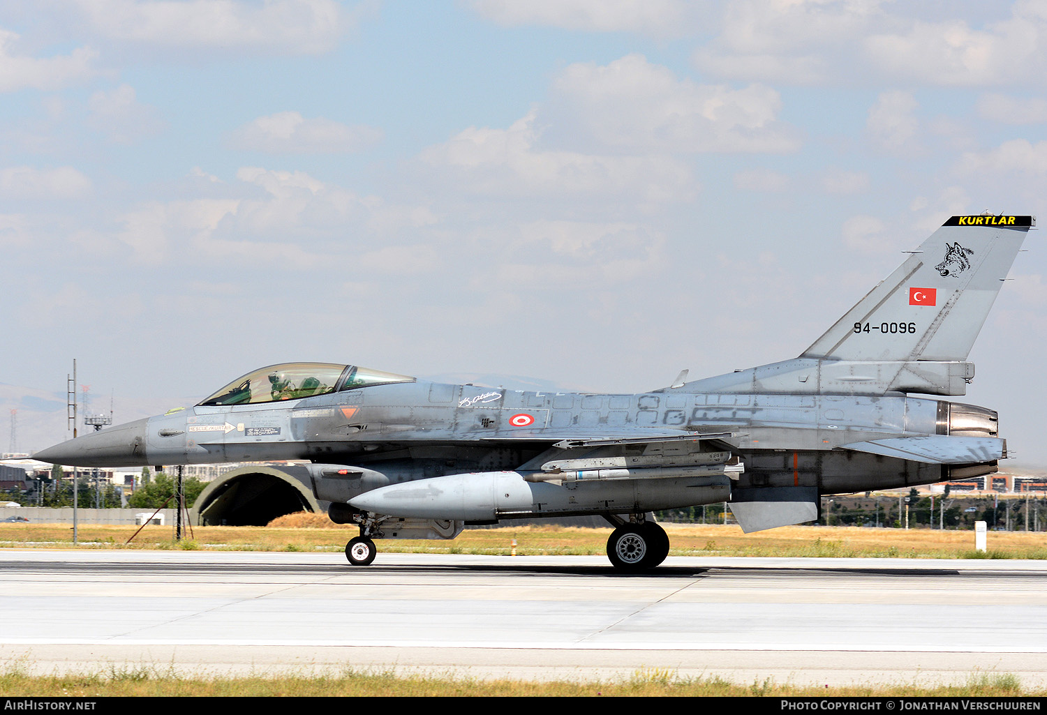 Aircraft Photo of 94-0096 | General Dynamics F-16C Fighting Falcon | Turkey - Air Force | AirHistory.net #262156