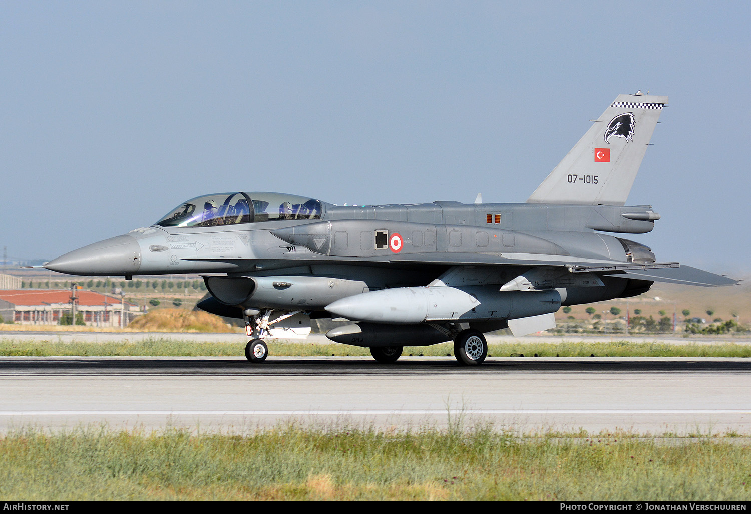 Aircraft Photo of 07-1015 | Lockheed Martin F-16D Fighting Falcon | Turkey - Air Force | AirHistory.net #262162