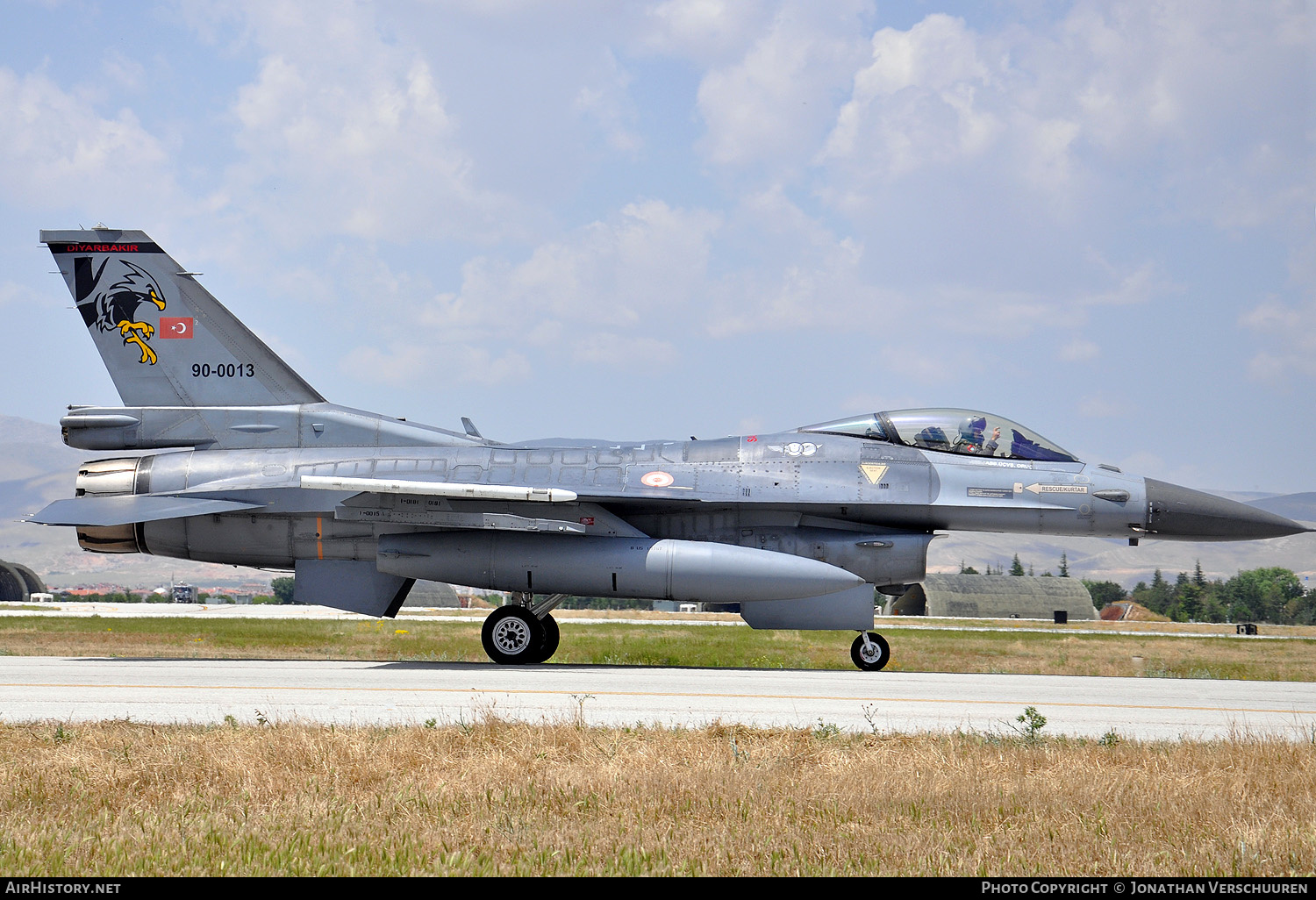 Aircraft Photo of 90-0013 | General Dynamics F-16C Fighting Falcon | Turkey - Air Force | AirHistory.net #262169