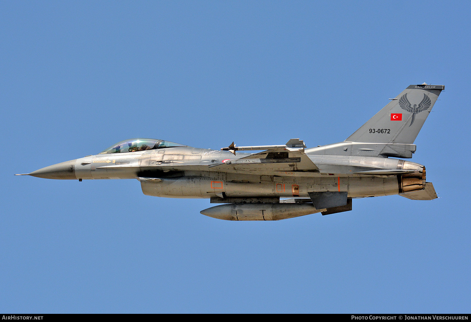 Aircraft Photo of 93-0672 | General Dynamics F-16C Fighting Falcon | Turkey - Air Force | AirHistory.net #262173