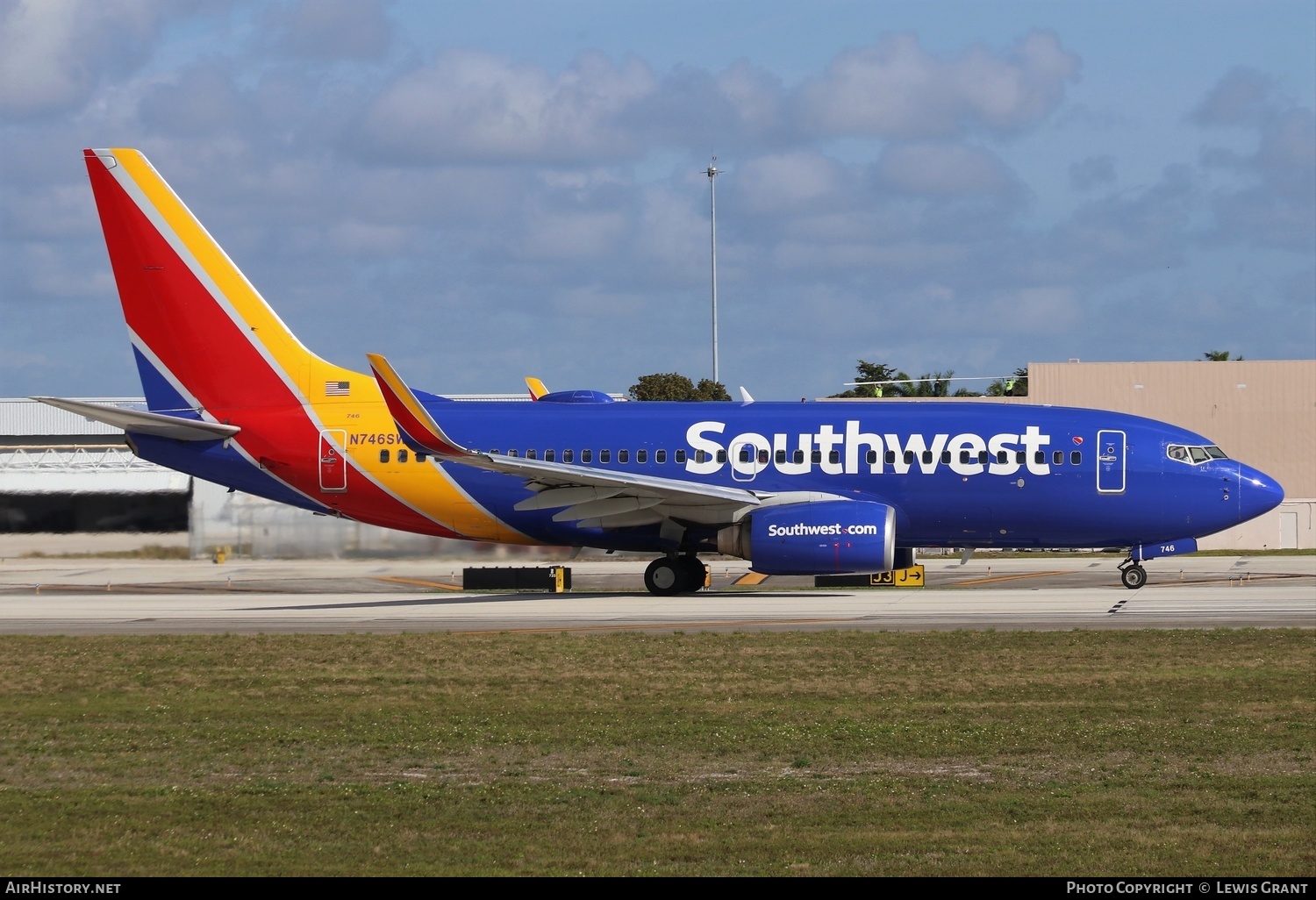 Aircraft Photo of N746SW | Boeing 737-7H4 | Southwest Airlines | AirHistory.net #262211