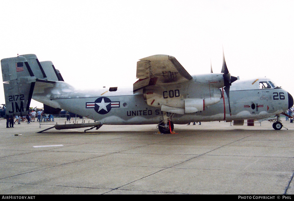 Aircraft Photo of 162172 / 2172 | Grumman C-2A Greyhound | USA - Navy | AirHistory.net #262216
