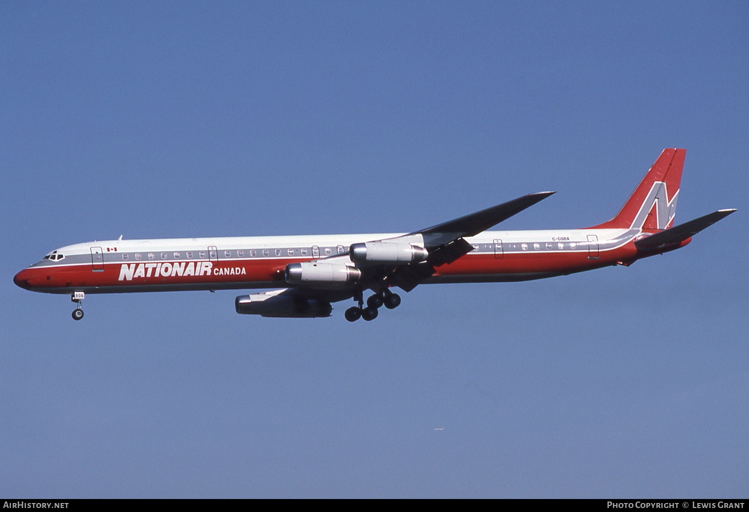Aircraft Photo of C-GQBA | McDonnell Douglas DC-8-63 | Nationair | AirHistory.net #262223