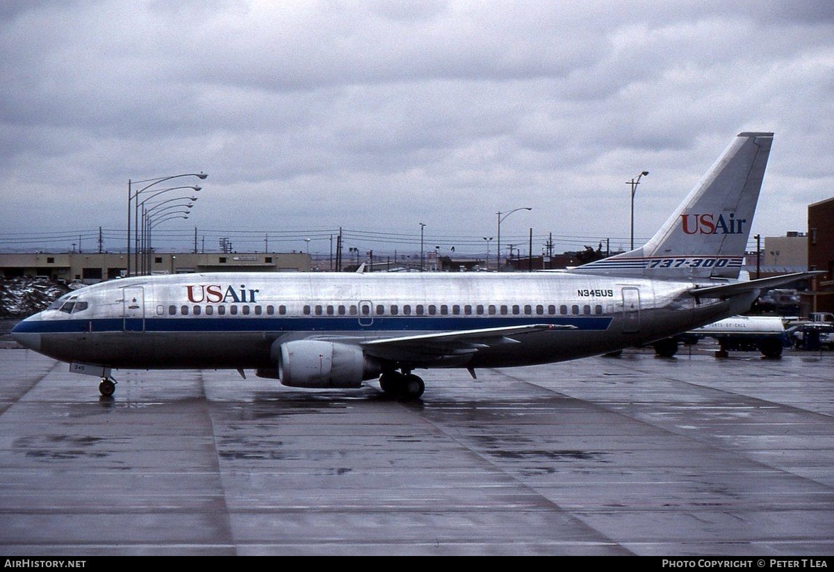 Aircraft Photo of N345US | Boeing 737-301 | USAir | AirHistory.net #262224