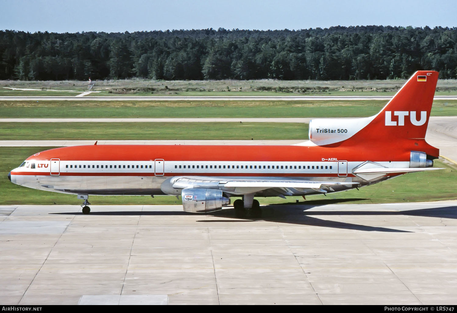 Aircraft Photo of D-AERL | Lockheed L-1011-385-3 TriStar 500 | LTU - Lufttransport-Unternehmen | AirHistory.net #262233