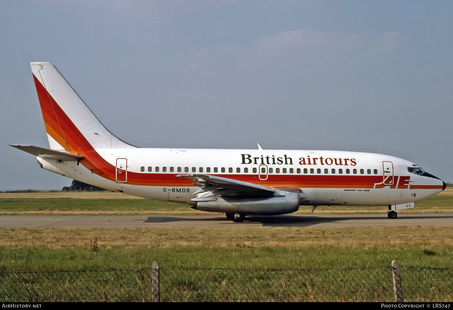 Aircraft Photo of G-BMOR | Boeing 737-2S3/Adv | British Airtours | AirHistory.net #262251