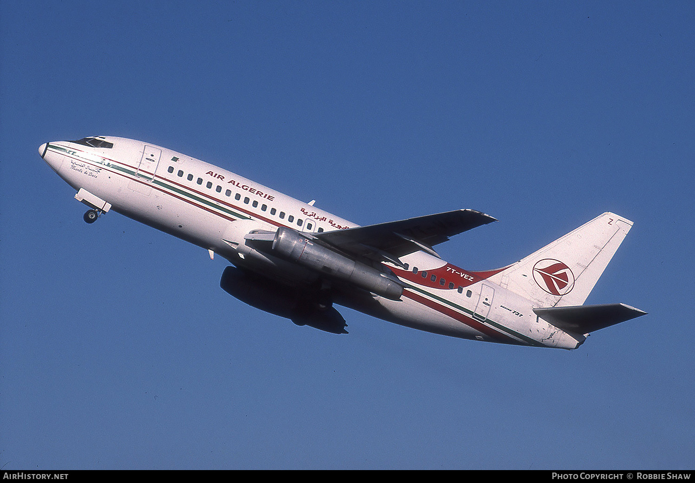 Aircraft Photo of 7T-VEZ | Boeing 737-2T4/Adv | Air Algérie | AirHistory.net #262292