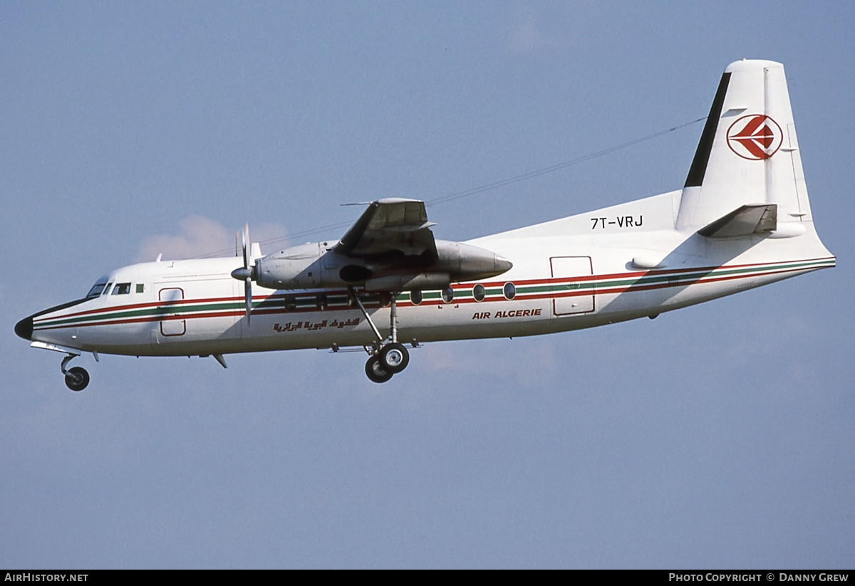 Aircraft Photo of 7T-VRJ | Fokker F27-400M Troopship | Air Algérie | AirHistory.net #262296