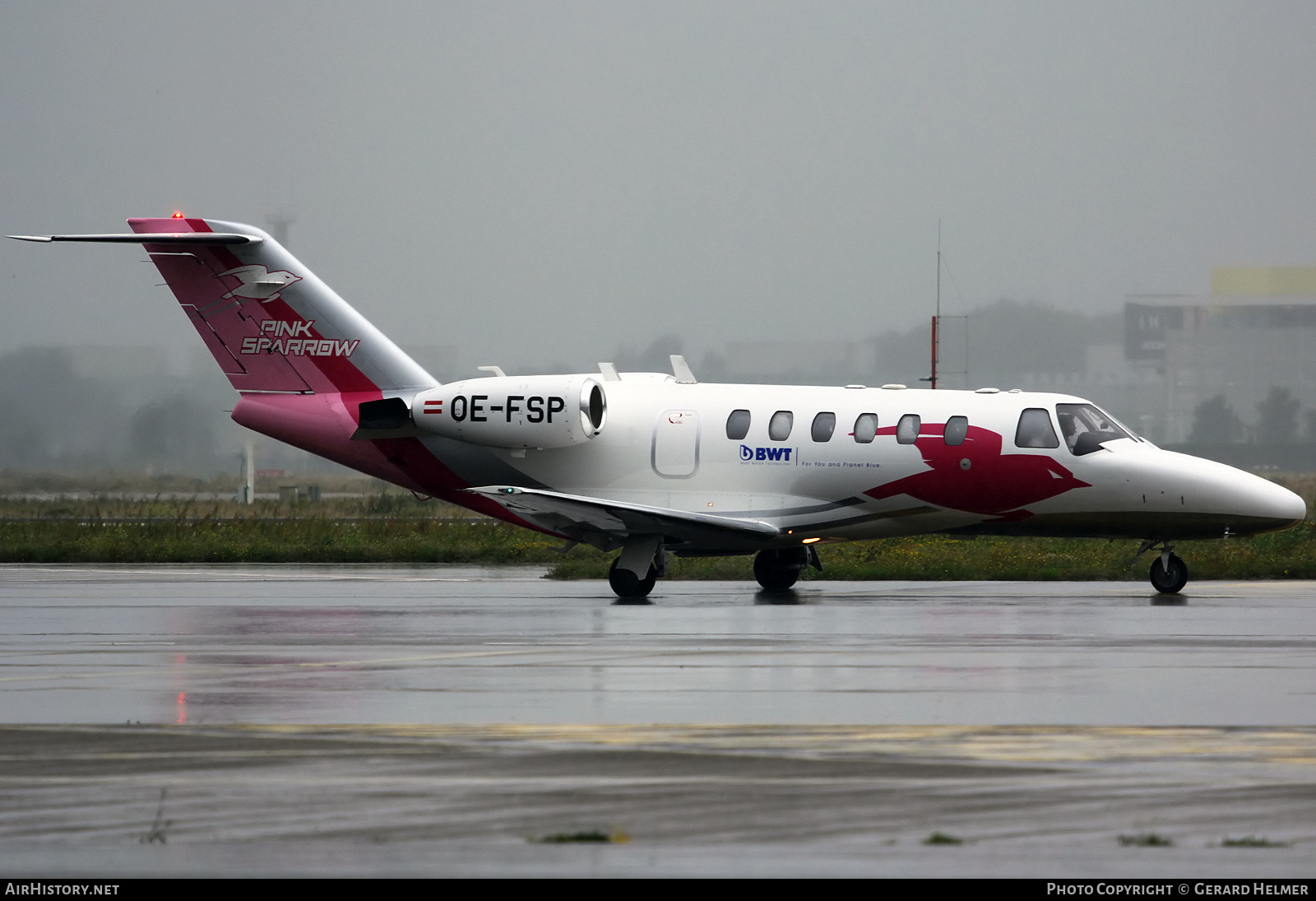 Aircraft Photo of OE-FSP | Cessna 525A CitationJet CJ2 | Pink Sparrow | AirHistory.net #262304