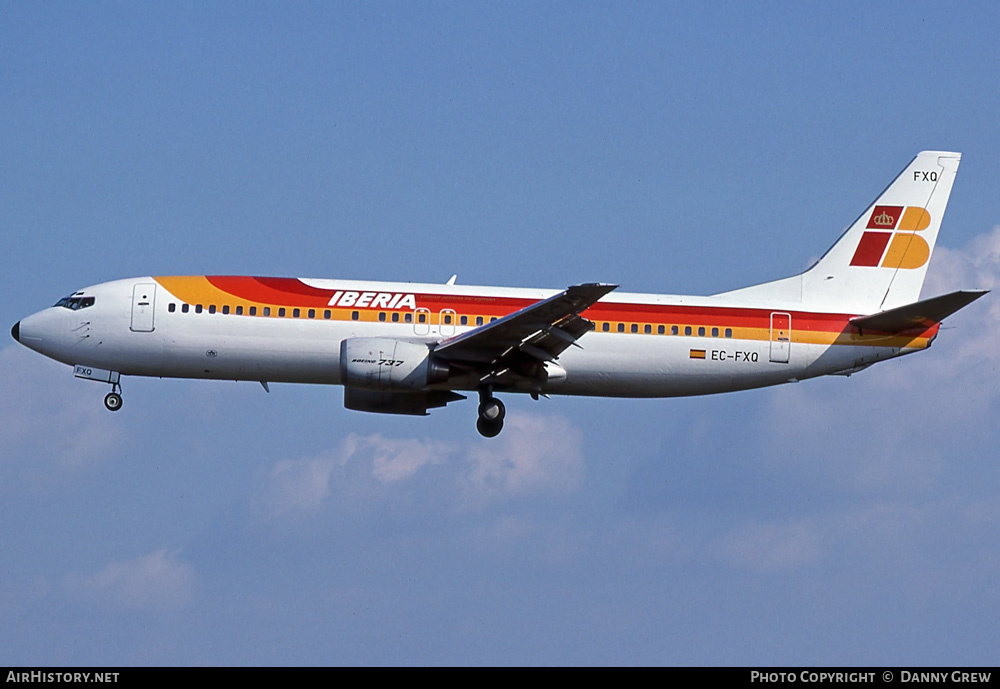 Aircraft Photo of EC-FXQ | Boeing 737-4Q8 | Iberia | AirHistory.net #262345