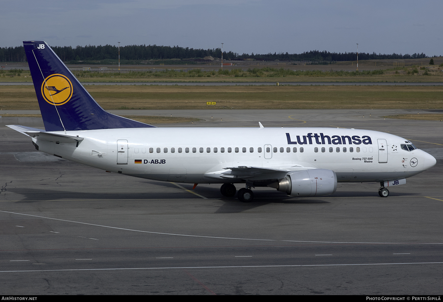 Aircraft Photo of D-ABJB | Boeing 737-530 | Lufthansa | AirHistory.net #262348