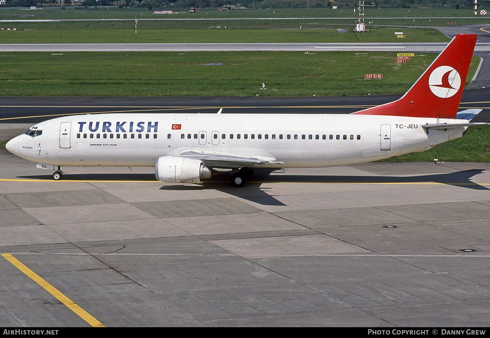 Aircraft Photo of TC-JEU | Boeing 737-4Y0 | Turkish Airlines | AirHistory.net #262349