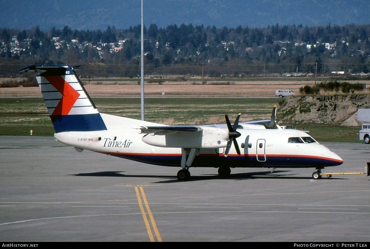 Aircraft Photo of C-GTAF | De Havilland Canada DHC-8-102 Dash 8 | Time Air | AirHistory.net #262358