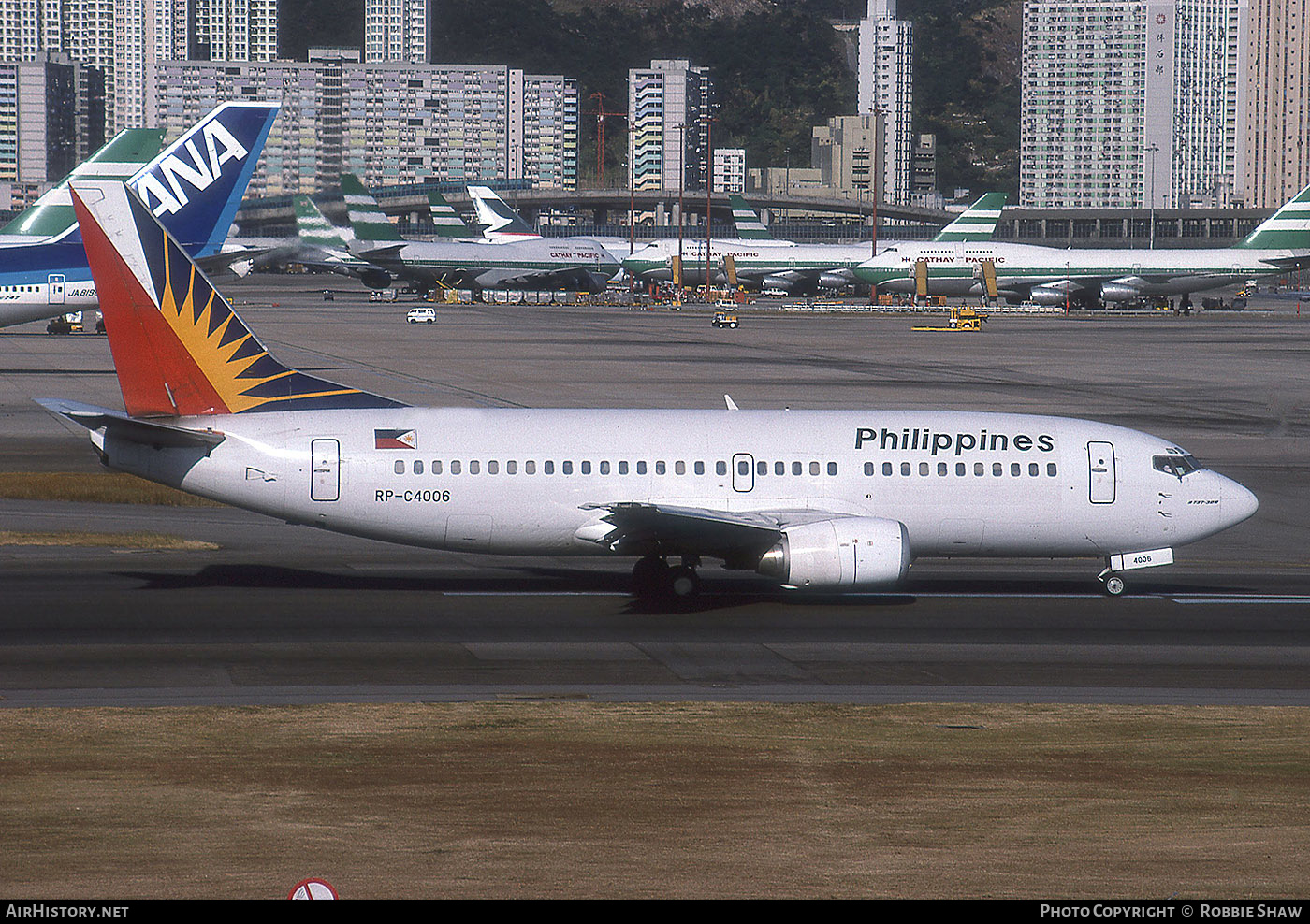 Aircraft Photo of RP-C4006 | Boeing 737-3S3 | Philippine Airlines | AirHistory.net #262408