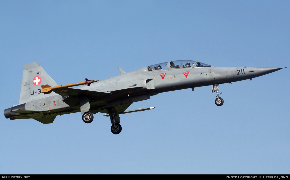 Aircraft Photo of J-3211 | Northrop F-5F Tiger II | Switzerland - Air Force | AirHistory.net #262440