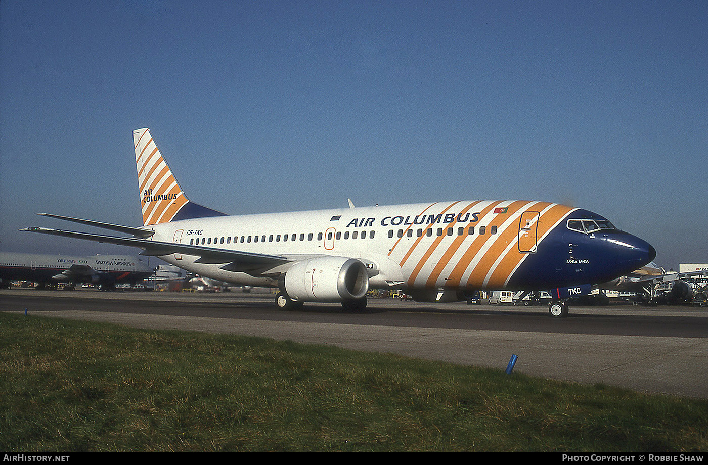 Aircraft Photo of CS-TKC | Boeing 737-33A | Air Columbus | AirHistory.net #262442