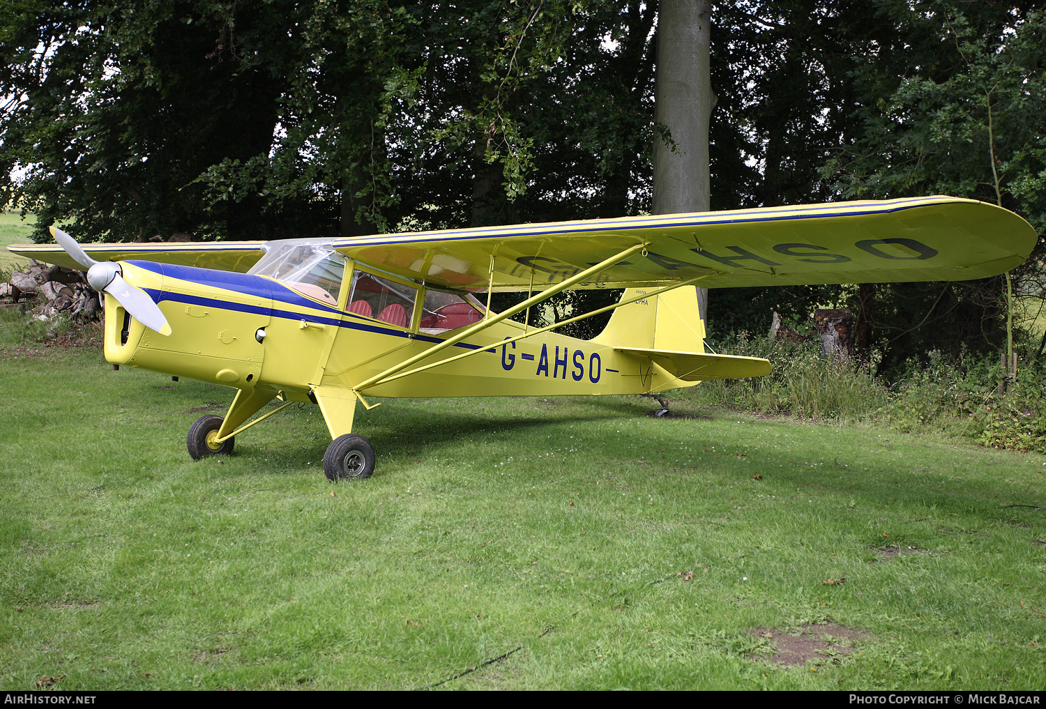 Aircraft Photo of G-AHSO | Auster J-1N Alpha | AirHistory.net #262451