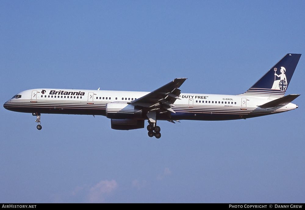 Aircraft Photo of G-BXOL | Boeing 757-23A | Britannia Airways | AirHistory.net #262456