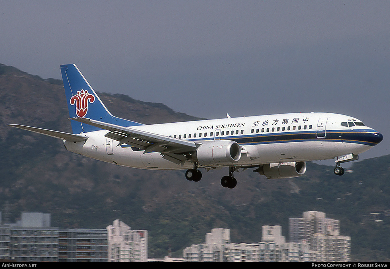 Aircraft Photo of B-2929 | Boeing 737-31B | China Southern Airlines | AirHistory.net #262458