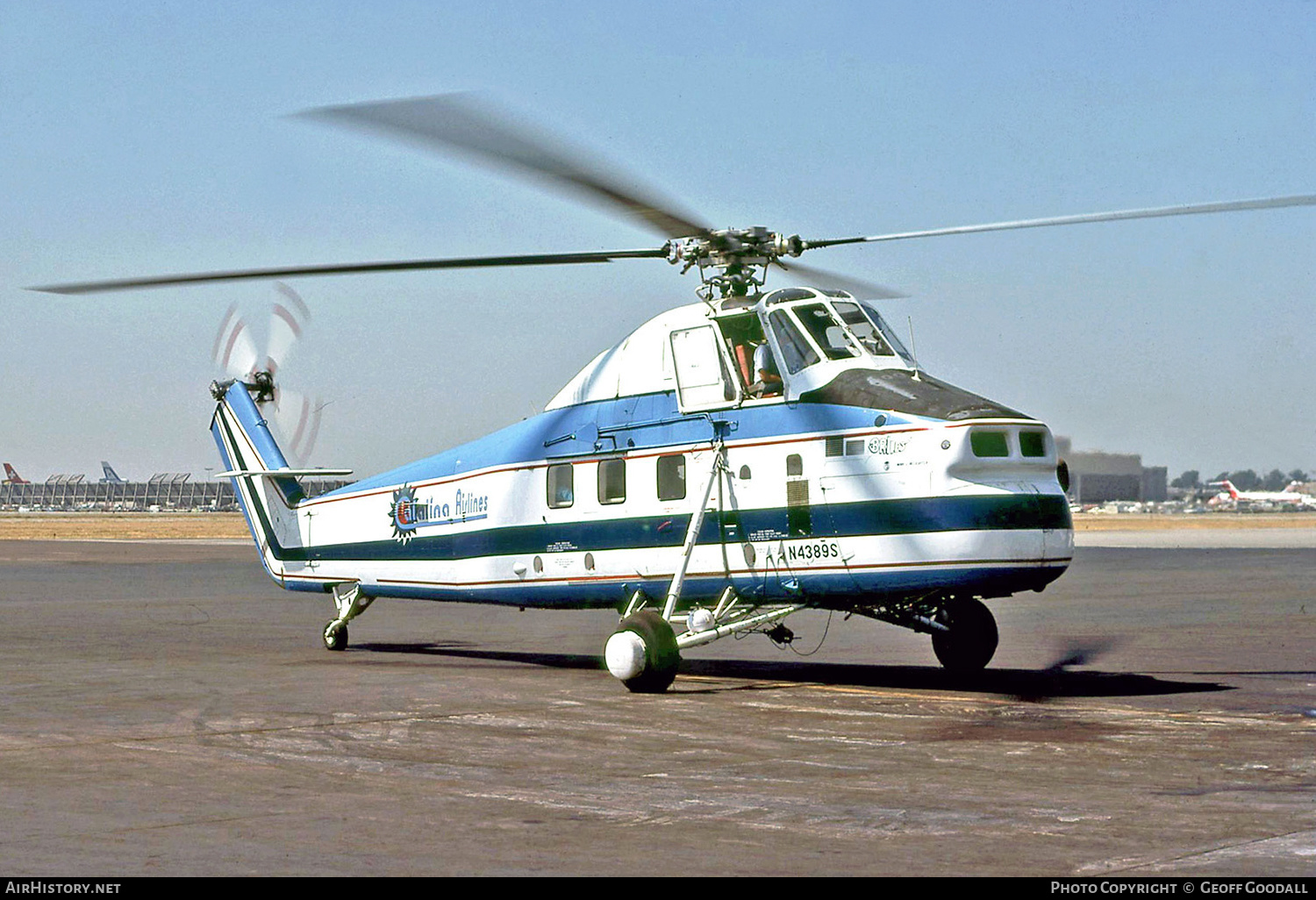 Aircraft Photo of N4389S | Sikorsky S-58ET | Catalina Air Lines - CAL | AirHistory.net #262466