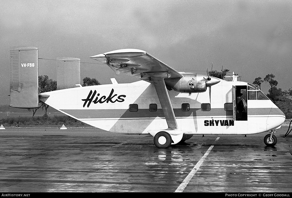 Aircraft Photo of VH-FSG | Short SC.7 Skyvan 3-300 | Hicks Aviation | AirHistory.net #262497