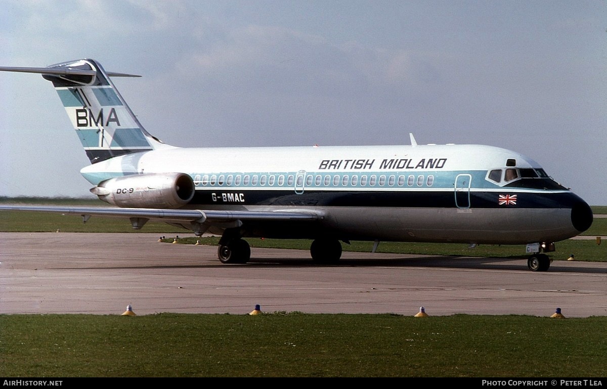 Aircraft Photo of G-BMAC | Douglas DC-9-14 | British Midland Airways - BMA | AirHistory.net #262507