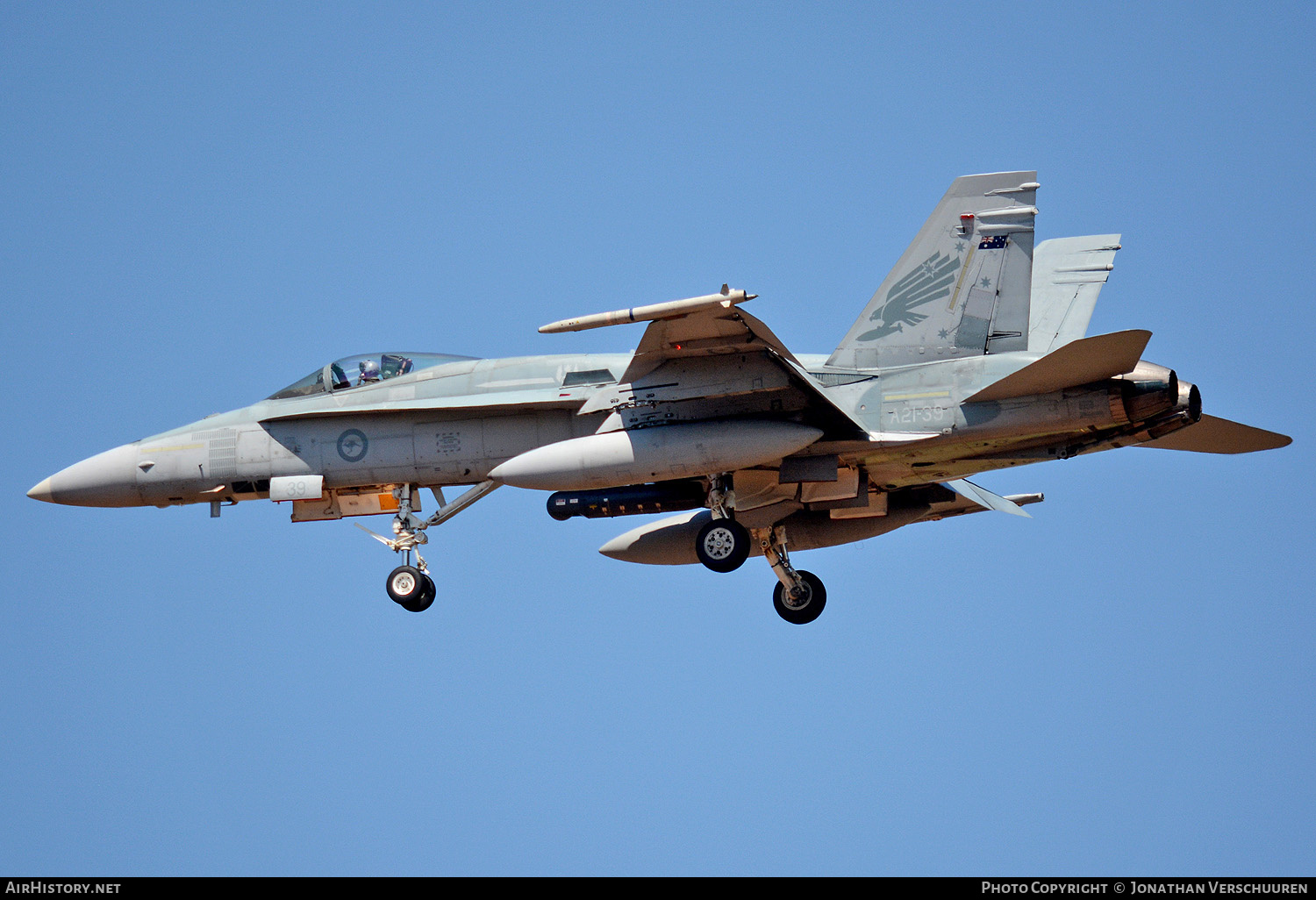 Aircraft Photo of A21-39 | McDonnell Douglas F/A-18A Hornet | Australia - Air Force | AirHistory.net #262521