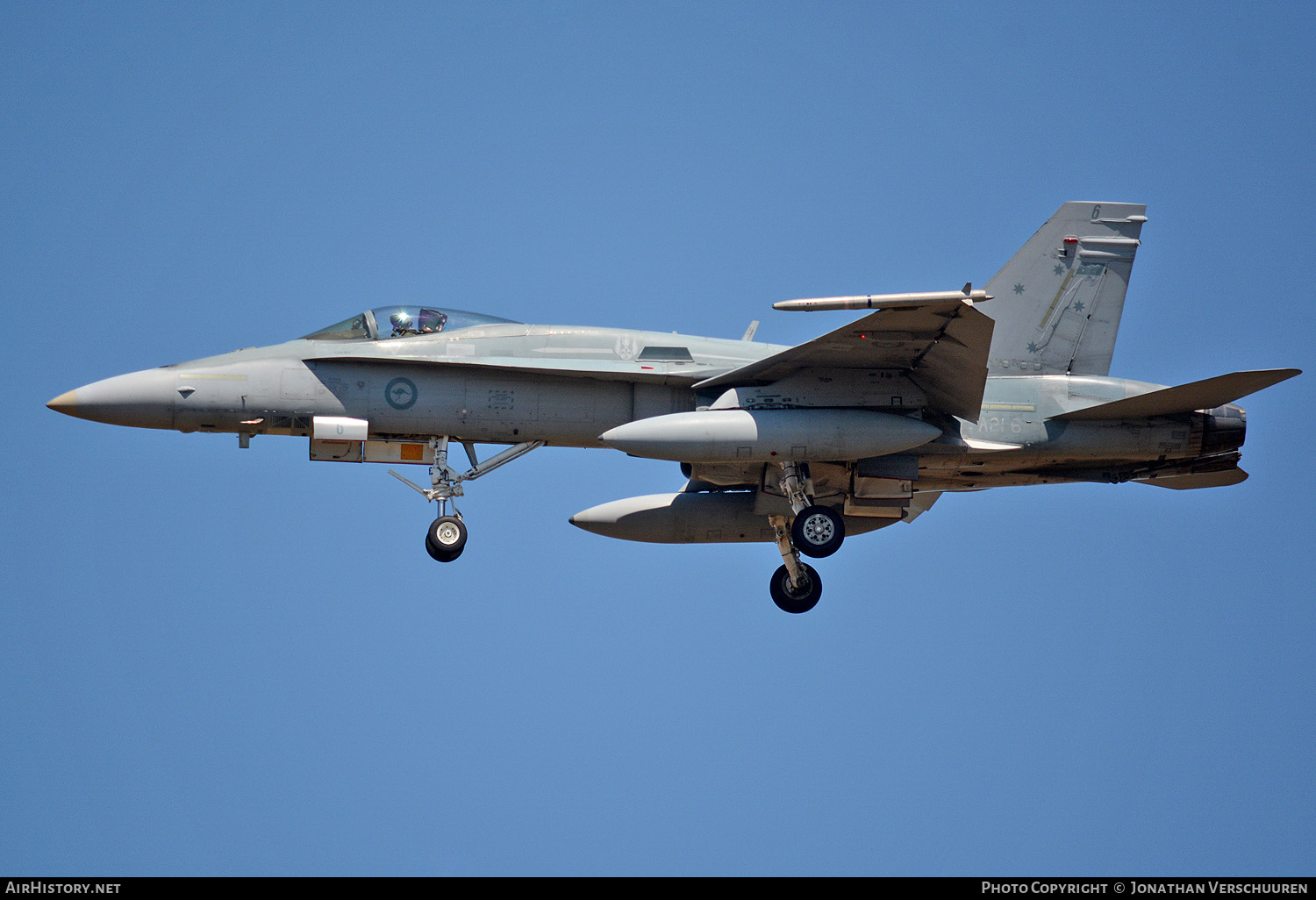 Aircraft Photo of A21-6 | McDonnell Douglas F/A-18A Hornet | Australia - Air Force | AirHistory.net #262522