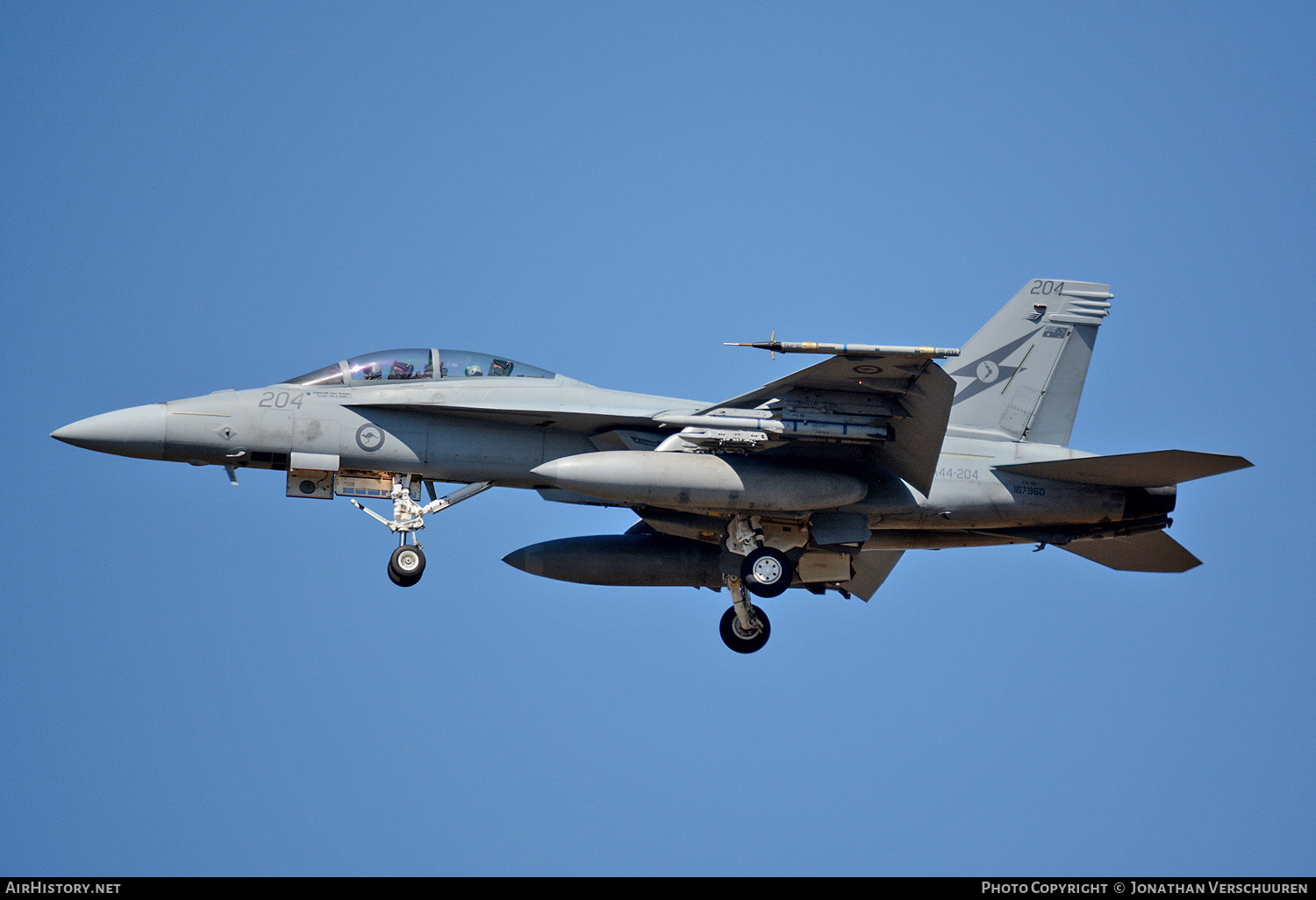 Aircraft Photo of A44-204 | Boeing F/A-18F Super Hornet | Australia - Air Force | AirHistory.net #262531