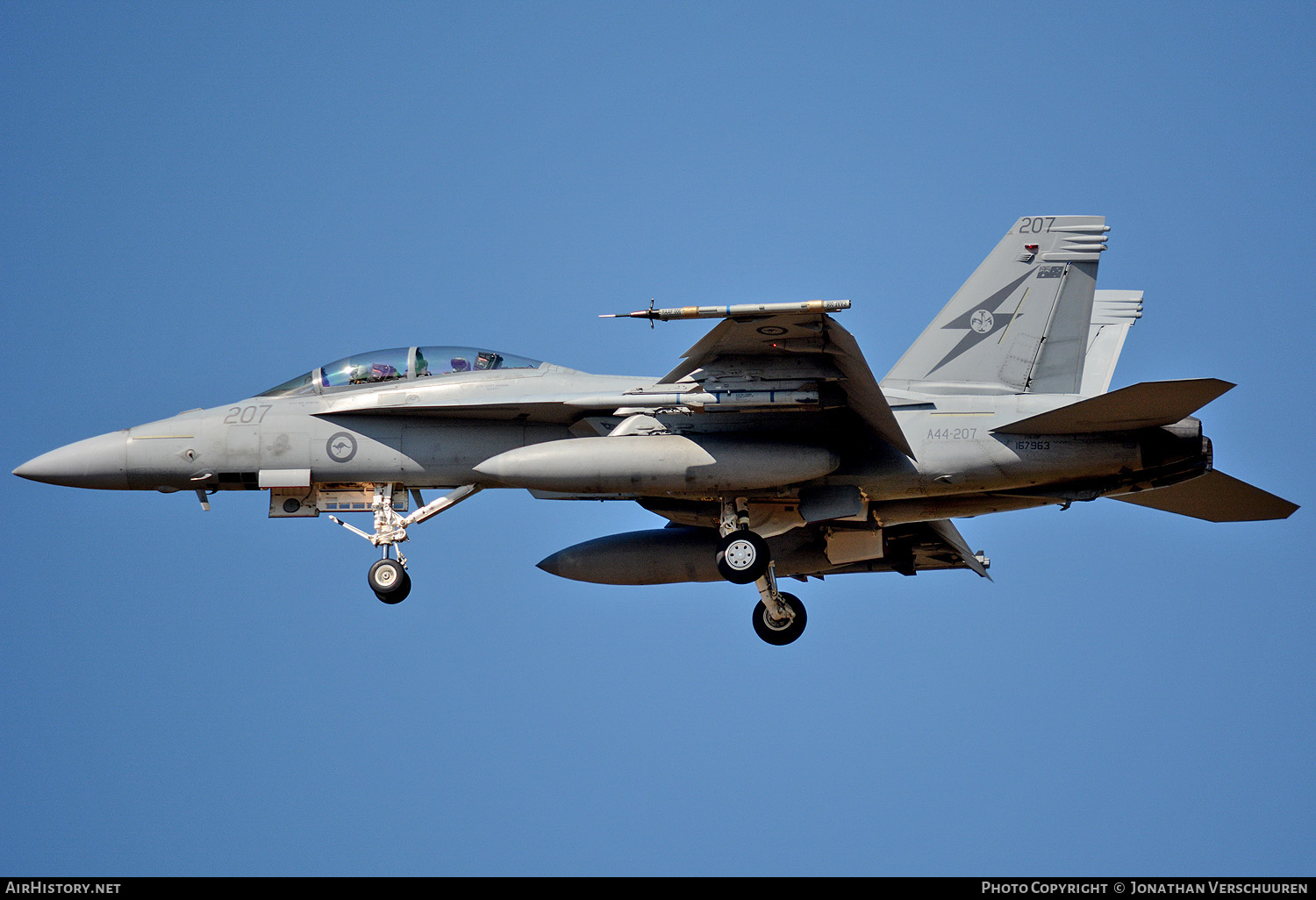 Aircraft Photo of A44-207 | Boeing F/A-18F Super Hornet | Australia - Air Force | AirHistory.net #262532
