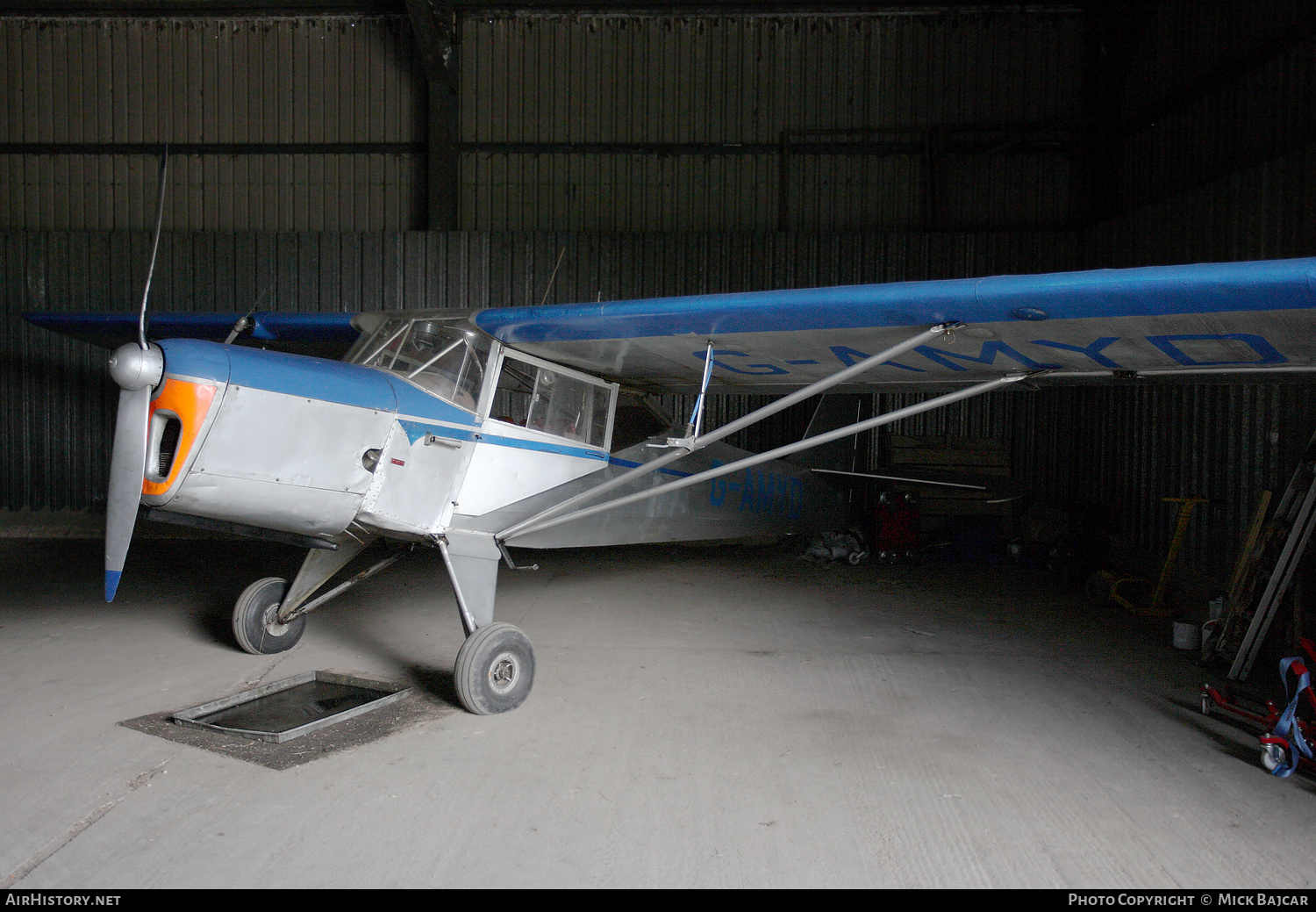 Aircraft Photo of G-AMYD | Auster J-5L Aiglet Trainer | AirHistory.net #262537