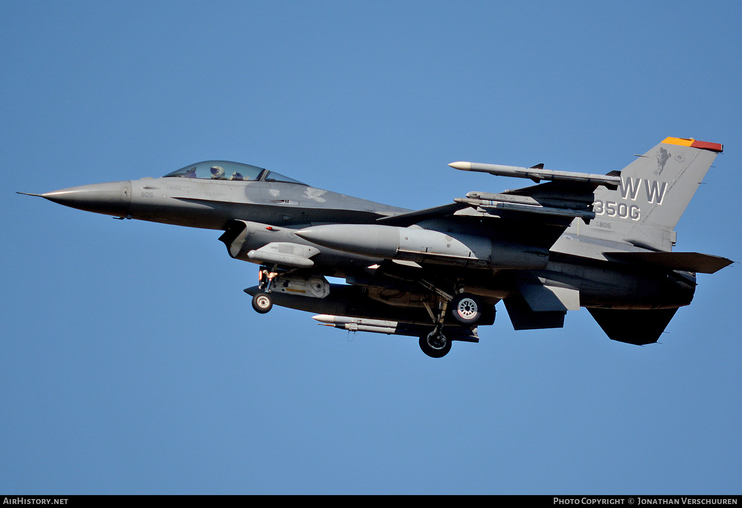 Aircraft Photo of 90-0805 / AF90-805 | General Dynamics F-16CM Fighting Falcon | USA - Air Force | AirHistory.net #262539