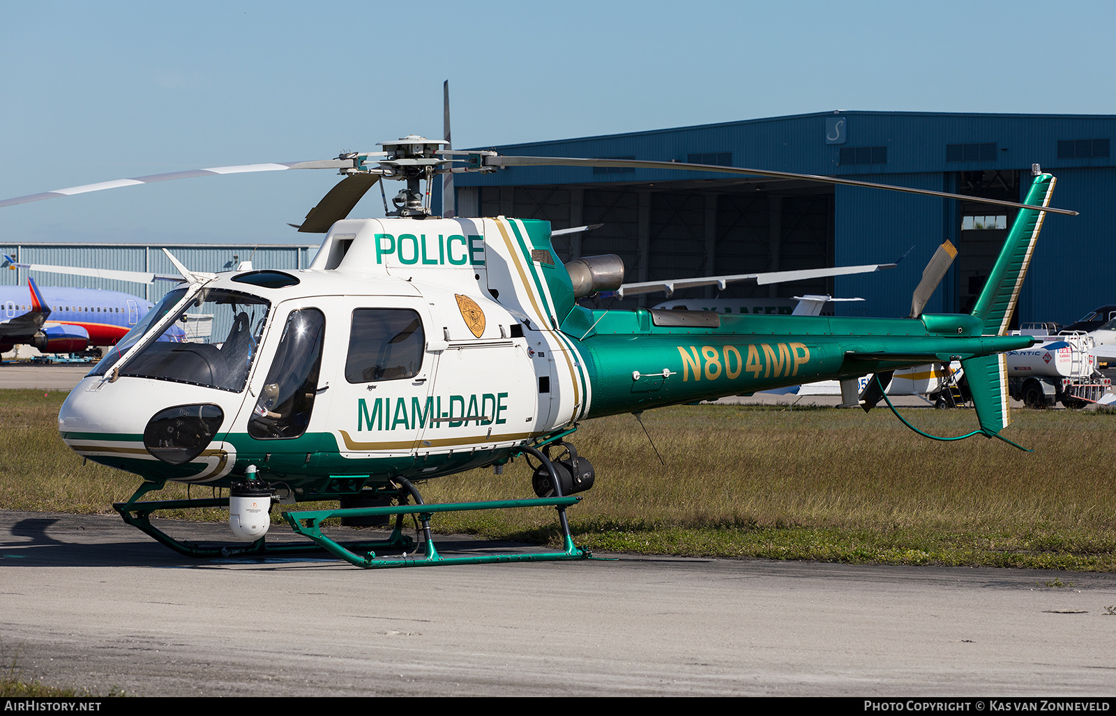 Aircraft Photo of N804MP | Eurocopter AS-350B-3 Ecureuil | Miami Dade Police Department | AirHistory.net #262546