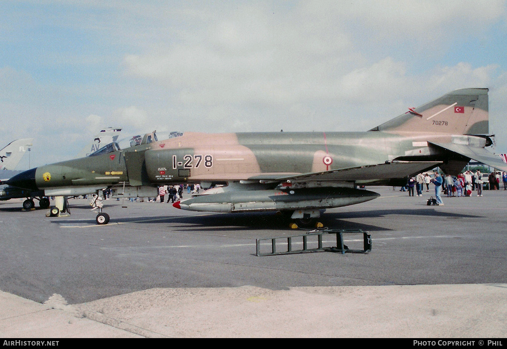 Aircraft Photo of 70278 | McDonnell Douglas F-4E Phantom II | Turkey - Air Force | AirHistory.net #262556