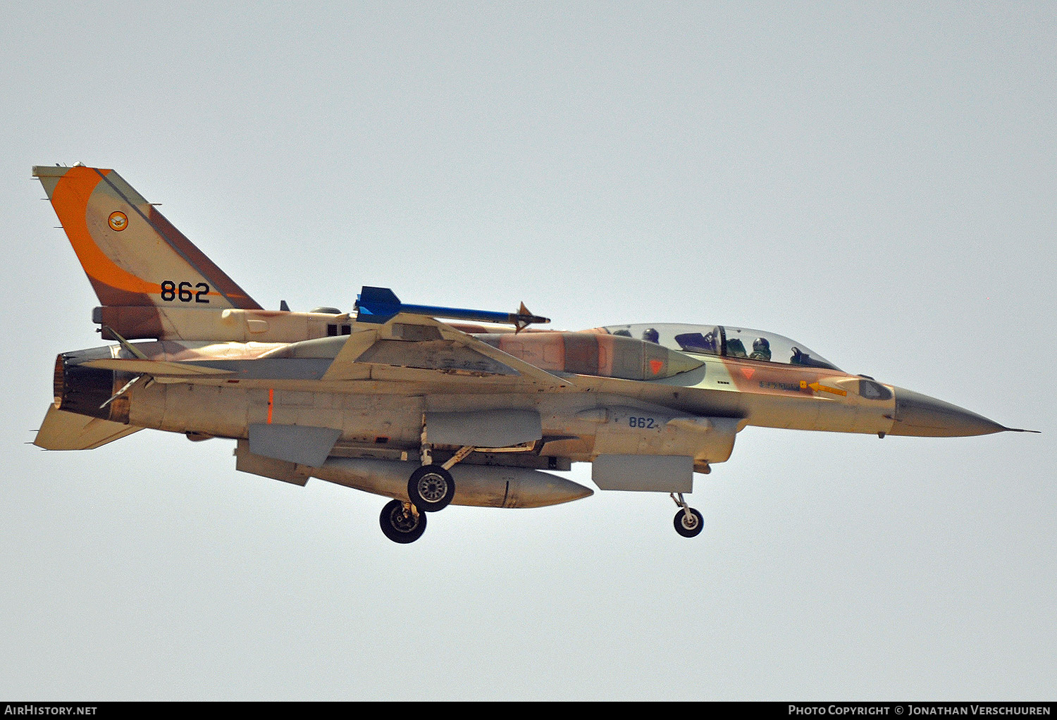 Aircraft Photo of 862 | Lockheed Martin F-16I Sufa | Israel - Air Force | AirHistory.net #262557