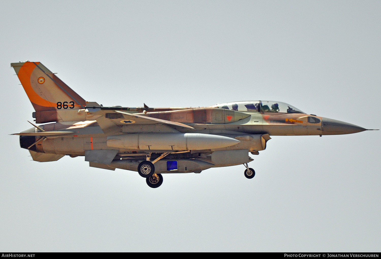 Aircraft Photo of 863 | Lockheed Martin F-16I Sufa | Israel - Air Force | AirHistory.net #262562