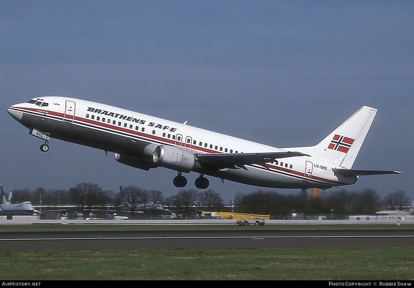 Aircraft Photo of LN-BRQ | Boeing 737-405 | Braathens SAFE | AirHistory.net #262567