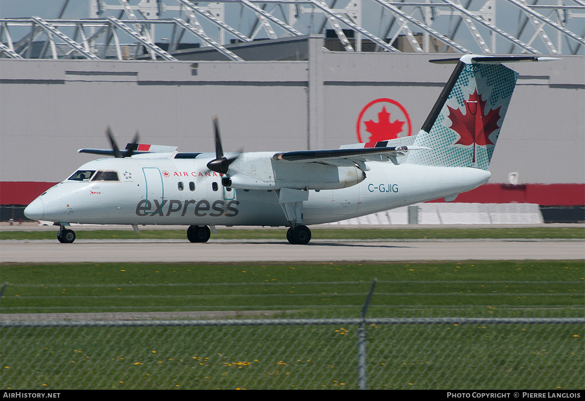 Aircraft Photo of C-GJIG | De Havilland Canada DHC-8-102 Dash 8 | Air Canada Express | AirHistory.net #262595
