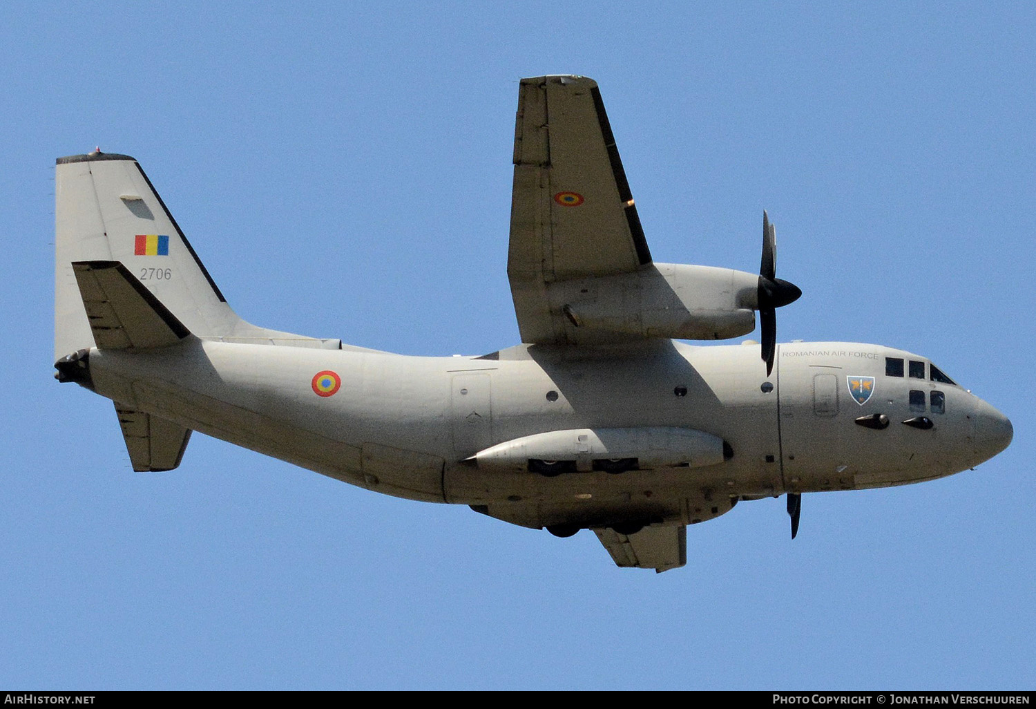 Aircraft Photo of 2706 | Alenia C-27J Spartan | Romania - Air Force | AirHistory.net #262609