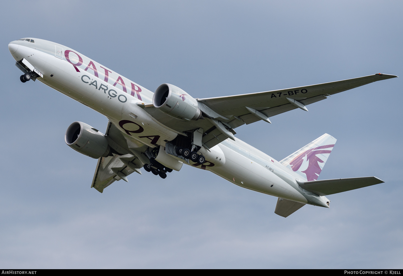 Aircraft Photo of A7-BFO | Boeing 777-F | Qatar Airways Cargo | AirHistory.net #262610