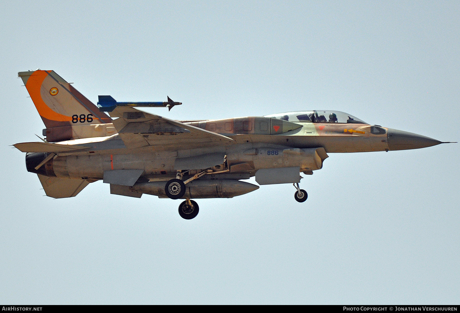 Aircraft Photo of 886 | Lockheed Martin F-16I Sufa | Israel - Air Force | AirHistory.net #262647