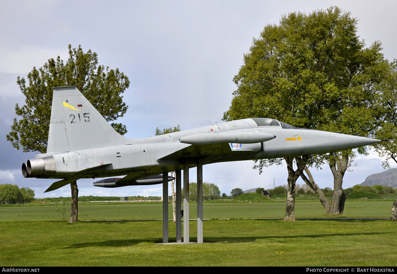 Aircraft Photo of 215 | Northrop F-5A Freedom Fighter | Norway - Air Force | AirHistory.net #262658