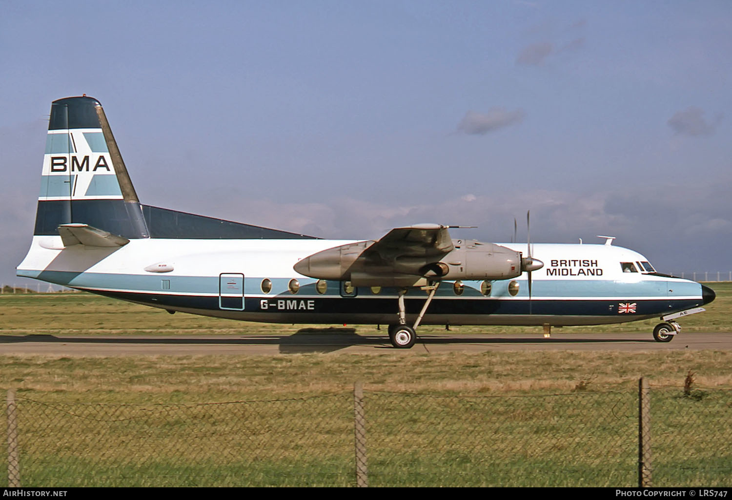 Aircraft Photo of G-BMAE | Fokker F27-200 Friendship | British Midland Airways - BMA | AirHistory.net #262689