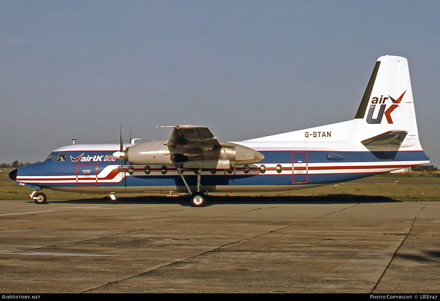 Aircraft Photo of G-STAN | Fokker F27-200 Friendship | Air UK | AirHistory.net #262694