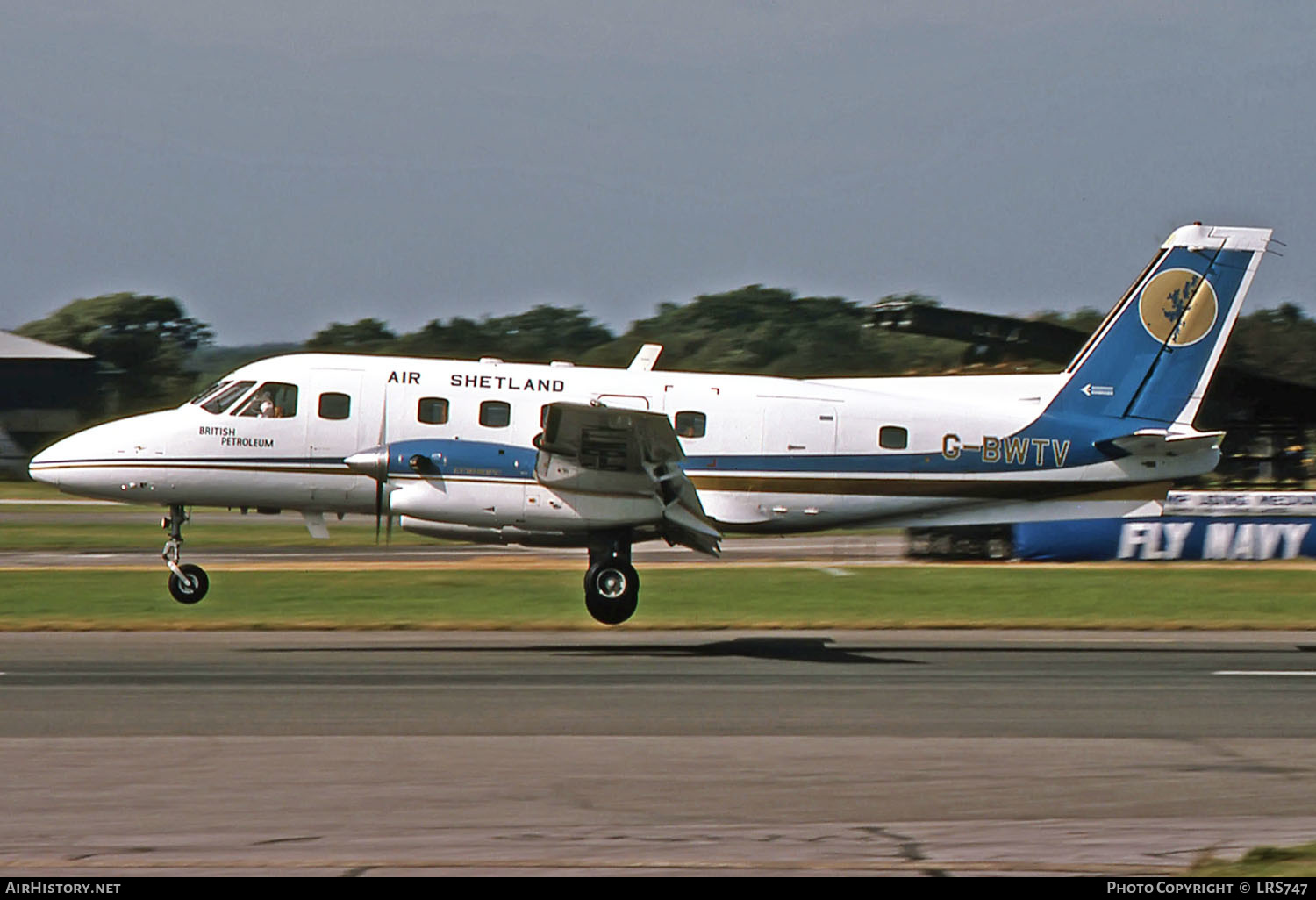 Aircraft Photo of G-BWTV | Embraer EMB-110P2 Bandeirante | Air Shetland | AirHistory.net #262695